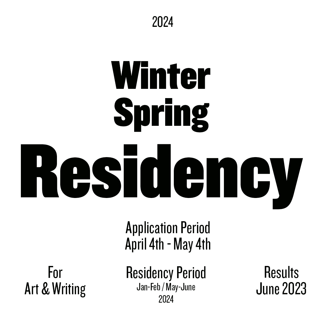 Call for Artists OPEN CALL_WINTERSPRING 2024__WRITING El Bruc