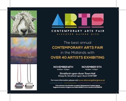 Arts Fair, Stratford-upon-Avon, Regional and local artists, 3rd to 5th November