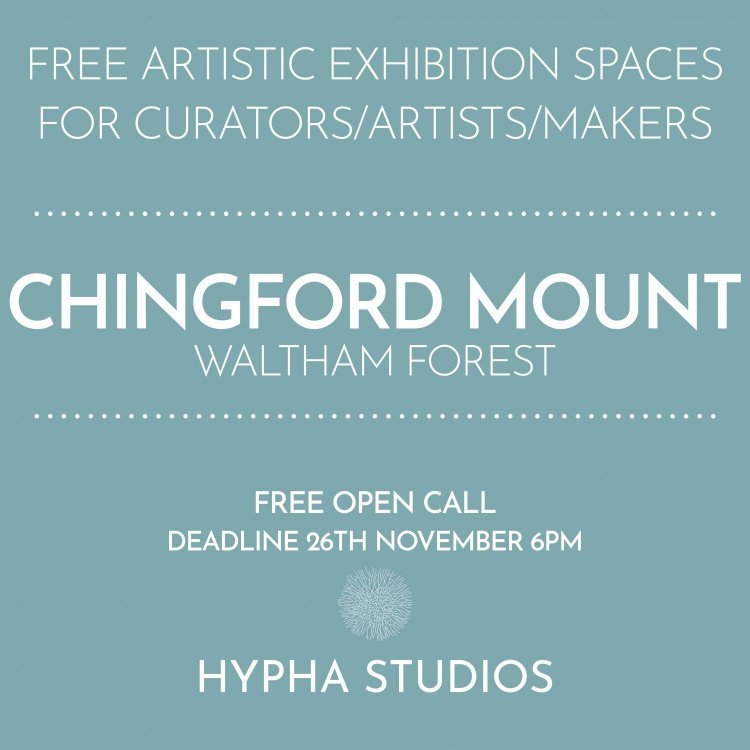 Call for Artists Free exhibition space for 6 weeks in Chingford