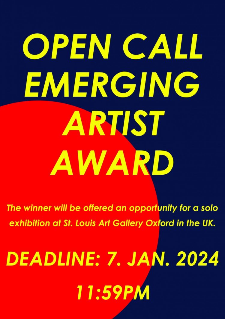 Call For Submissions 2024 Emerging Artist Award Oxford UK Saint   P7 